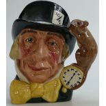Royal Doulton large character jug Mad Hatter D6748: Special commissioned by the Higbee Company USA.