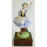 Royal Doulton figure Polish Dancer HN2836: From the Dancers of the World series, limited edition,
