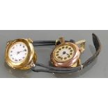 Two 9ct gold ladies Wristwatches: Gross weight 31.6 grams.