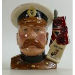 Royal Doulton large character jug Lord Kitchener D7148: To commemorate 150th anniversary of his