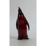 Royal Doulton Flambe model of a Penguin: Height 15.5cm.