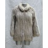 An Arctic Fox fur ladies Jacket: Size 12