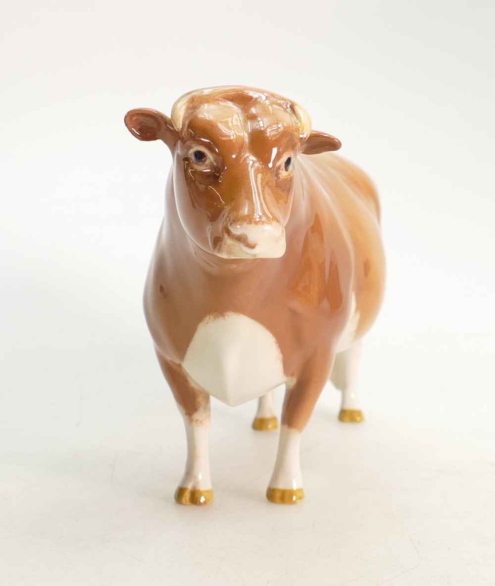 Beswick rare model of a Guernsey Bull: Champions Sabrina Richmond 14th modelled differently with - Image 4 of 4