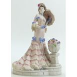 Coalport limited edition figure Mademoiselle Cherie: From the Les Parisiennes Collection.