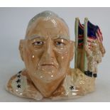 Peggy Davies prototype Character Jug Norman Schwarzkopf: Unmarked.