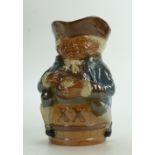 Doulton Lambeth Toby Jug Double XX: Designed by Harry Simeon, height 17.5cm.