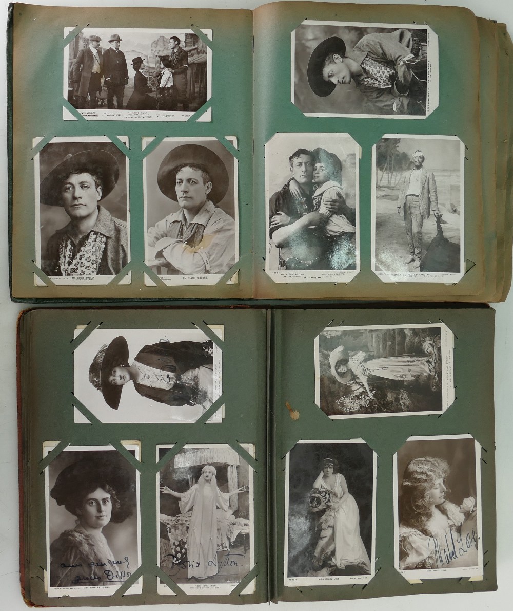 An interesting collection of 19th century Postcards: Containing many actors and actresses, - Image 3 of 4