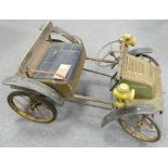 Triang Veteran type Pedal Car: In distressed condition.