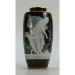 A Minton Pate sur Pate vase by Albion Birks: An early 20th century,