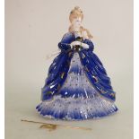 Coalport prestige figure Moon from the Galaxy collection: Limited edition (metal moon & staff