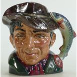 Royal Doulton prototype Poacher character jug: Royal Doulton character jug small size The Poacher