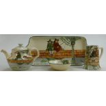 A collection of Royal Doulton The Gallant Fisherman Seriesware to include: Tankard height 14cm,