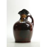 Royal Doulton Dewars Kingsware figural Jug The Nightwatchman: With silver stopper, height 21cm.