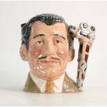Royal Doulton rare large character jug Clark Gable D6709: Made for the Celebrity Collection 1983