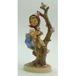Goebel Hummel large figure Apple Tree Girl: Impressed no 141, height 28cm in box.