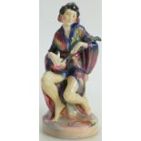 Royal Doulton Geisha figure HN1223: Rare figure with hairline / firing cracks to base & legs.