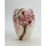 Moorcroft Confetti Vase: Number 28 and signed by designer Emma Bossons.