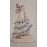 Royal Worcester large figure Maria: The Maureen Halson signature edition for Compton & Woodhouse,