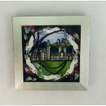 Moorcroft Balmoral Plaque: Signed by designer Vicky Lovatt, number 17. PLQ7, firsts in quality.