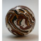 Agate ware Carpet bowl: Diameter 6.5cm.