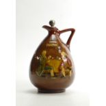 Royal Doulton Kingsware Jug with drinking tavern scene: Greenlees Brothers Claymore Distillers,