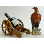 Courvoisier and Beneagles Whisky: A 1980's Courvoisier Luxe Cognac with Cannon Mount 70cl 40%