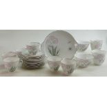 A collection of Shelley Evergreen 13892: A 28 piece part tea set.