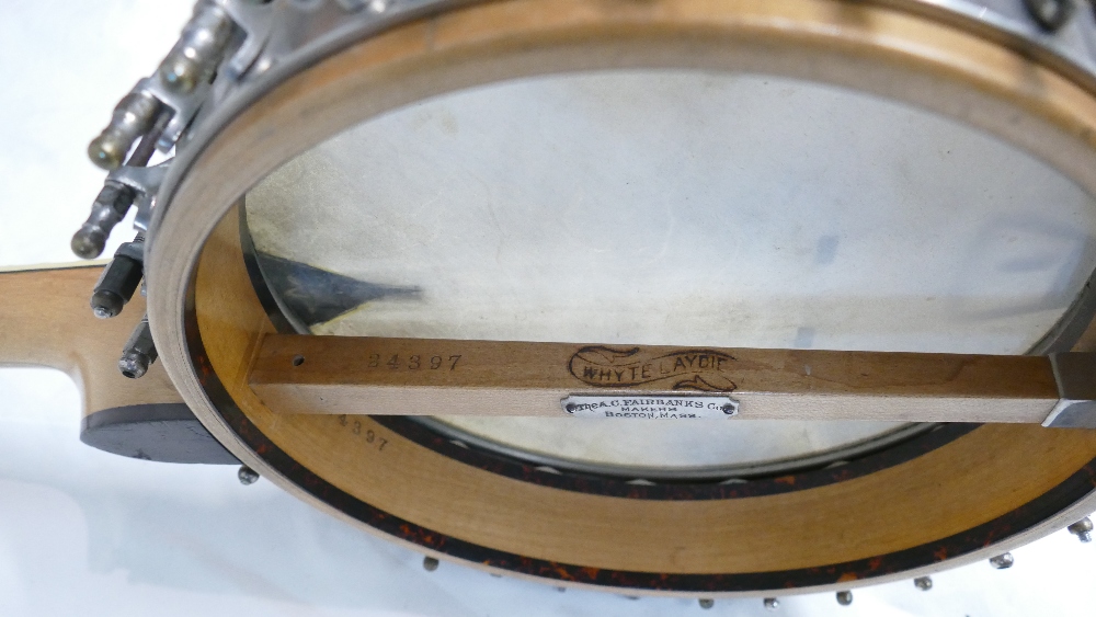 1908 Fairbanks Whyte Laydie No2 Banjo: Serial number 24397 with matching neck number. Bearing The A. - Image 5 of 9