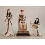 Royal Worcester prestige figure group The Lion of Rameses: Limited edition for Compton & Woodhouse.