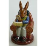 Royal Doulton prototype Bunnykins figure The Collector: Decorated in a different colourway.