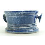 Steve Harrison designed Salt Glaze Stoneware decorative Dish: Dated 1999,