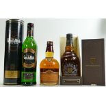 A collection of Whiskys to include: Bells 12 year old Connoisseur Whisky 75cl 40%,