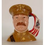 Royal Doulton large character jug General Pershing D7230: Limited edition from the First Word War