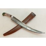 Indo Persian Islamic dagger Pesh Kabz: North India 19th century with sturdy,