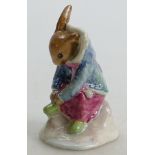 Royal Doulton prototype Bunnykins figure Girl Skater: Decorated in a different colourway.