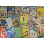 A collection of vintage Lilliput pocket magazines: Dating from the 1940s.