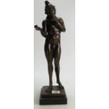 A large bronze figure of Adam:
