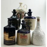 A collection of Ceramic Whisky Advertisi