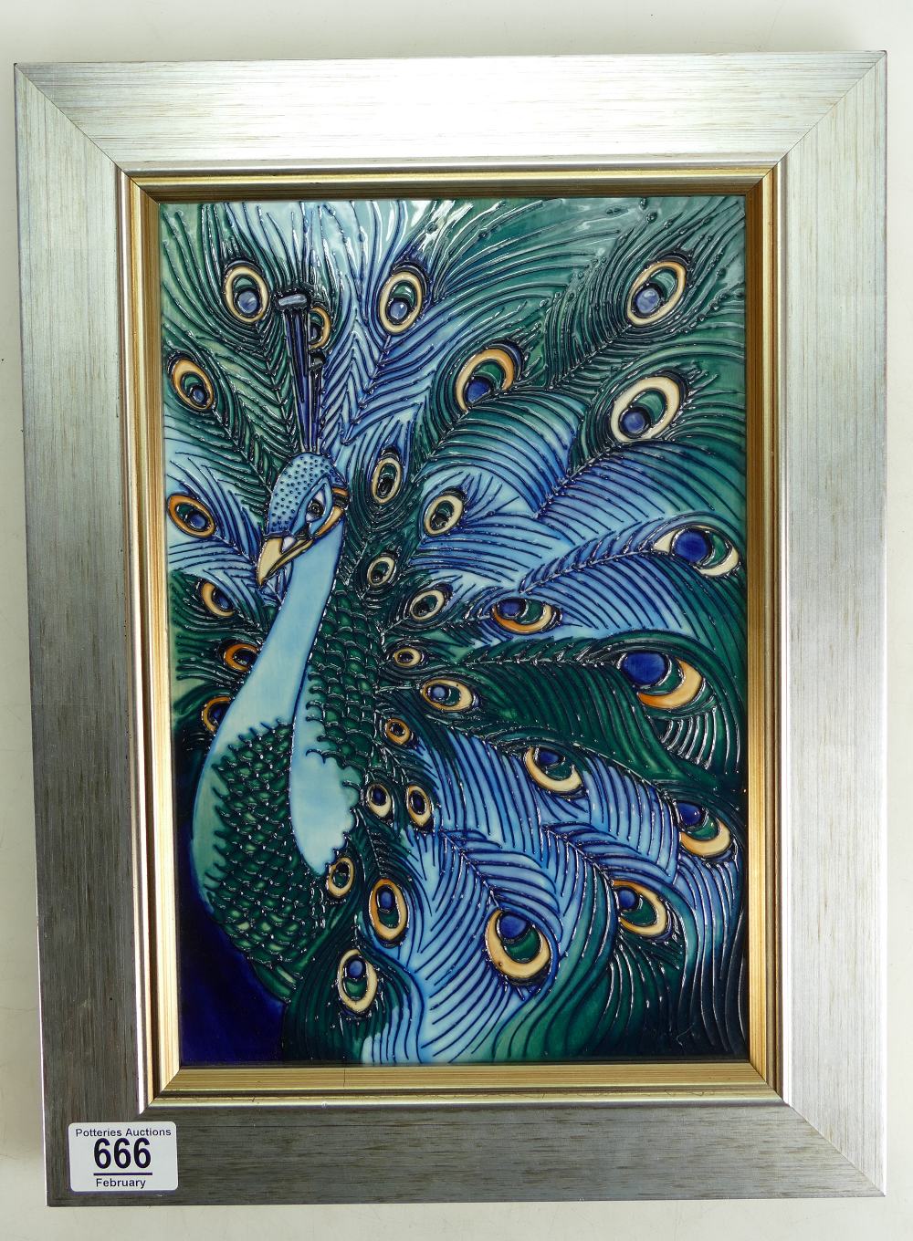 Moorcroft Juno's gift plaque: limited ed