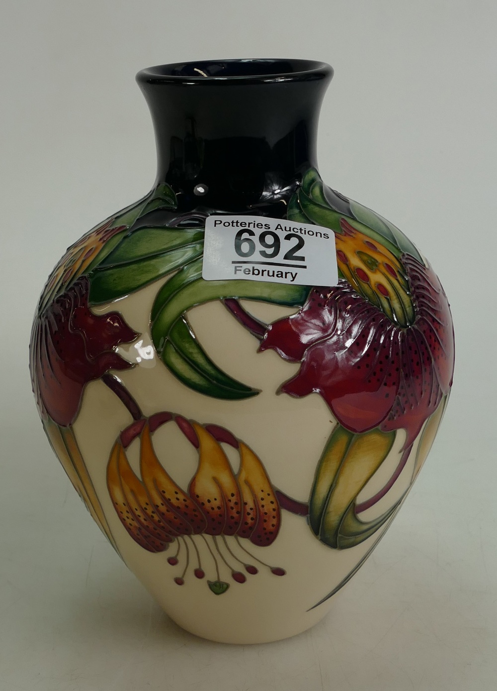 Moorcroft Anna Lily Vase: Moorcroft Anna