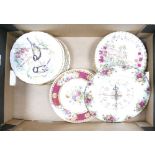 A mixed collection of items to include: Royal Albert season plates,