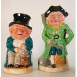 Burlington Large Toby Jugs: Watchman and Jolly Roger (2)