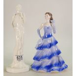 Coalport lady figures to include: Ladies of Fashion Adele and Limited edition figure Moonlight