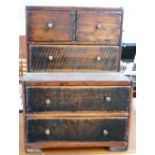 Home Made Small Chest of Drawers: height 44cm