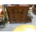Inlaid Edwardian chest of 2 over 3 drawers: