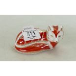 Royal Crown Derby paperweight Red Fox: