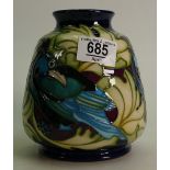 Moorcroft Watchful Eye Vase: Signed by designer Kerry Goodwin. Limited edition 23/25.