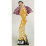 Peggy Davies Fan Lady figurine: