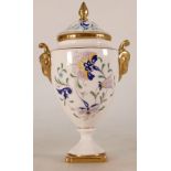 Coalport Lidded Vase in the Pageant Design: Height 18cm.