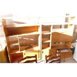 Two Screiber Mid Century Room Divides / Storage Units: 107 width,